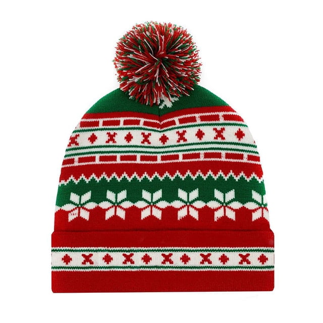 Gorro De Punto Cálido Para Invierno Y Navidad, Gorro Con Bombilla Para El Pelo, Bufanda Larga De Navidad, Regalo De Navidad Para Mujeres, Hombres Y Niños Advancent AP007117-02