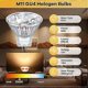 thumbnail image 2 of Pack of 8 MR11 GU4 Halogen Bulb 12V 20W, 35mm*35mm, Dimmable Halogen Spotlight Warm White 2800K, Halogen Reflector Bulb for Cabine, 2 of 5