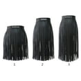 thumbnail image 2 of tegongse Womens High Waist Faux Leather Tassels Skirt for Body Harness Punk Party Clubwea, 2 of 19