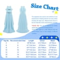 thumbnail image 6 of Manyakai Kids Big Girls Chiffon Sequined Halter Wedding Junior Bridesmaid Flower Girl Dress Long Maxi Lavender 8, 6 of 6
