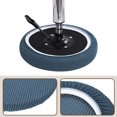 thumbnail image 3 of Uxcell 4 Pcs Polyester Round Bar Stool Covers Fit 11"- 14" Seat Cushions for Chairs Stool Slipcovers Blue, 3 of 6