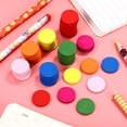 thumbnail image 4 of MasteelfCA STOBOK 50pcs Round Wood Piece Colorful Disc Learning Tools Pupils Mathematics Teaching Aids for Kid Child Girl (Mixed Color), 4 of 7