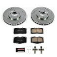 thumbnail image 3 of PowerStop Front Z23 Evolution Sport Carbon-Fiber Ceramic Brake Pad and Drilled & Slotted Rotor Kit Fits: DODGE MITSUBISHI Select Models K796, 3 of 10