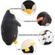 thumbnail image 4 of Animales de peluche de pingüino a granel, lindo pingüino de peluche, juguetes para niños, niñas, niños, adultos, regalo de cumpleaños, Navidad, adorables peluches y regalos suaves (negro-23.6 in), 4 of 5