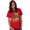 thumbnail image 3 of Ugly Christmas Pattern PACMAN Holiday Men's Graphic T Shirt Tees Brisco Brands X, 3 of 6