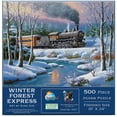 thumbnail image 3 of SUNSOUT INC - Winter Forest Express - 500 pc Jigsaw Puzzle by Artist: Sung Kim - Finished Size 18" x 24" - MPN# 41617, 3 of 5