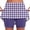 Purple, variant on Kinrui Womens Plaid Skorts Casual Athlete Tennis Golf Workout Skort Black L
