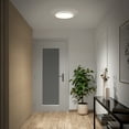 thumbnail image 2 of Artika Modern LED 13 in. Flush Mount Ceiling Light Fixture for Bedroom, Living Room & Entryway, Silver, 2 of 8