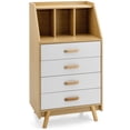 thumbnail image 1 of Costway Commode 3 Cubes Organisateur de Rangement Commode 4 Tiroirs avec Comptoir, 1 of 10