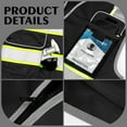 thumbnail image 5 of IXCE Upgraded Safety Vest,with More Wear-resistant、Breathable Fabric,Saturated Fluorescence for Higher Visibility,with Pockets,Suitable for Emergency Situations,Construction and Other Situations, 5 of 7