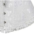 thumbnail image 4 of Femmes Corsets Bustiers Désossés Haut Brodé Grande Taille, 4 of 5