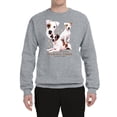 thumbnail image 2 of If It's Not a Jack Russell Terrier It's Just a Dog | Mens Dog Lover Crewneck Graphic Sweatshirt, Heather Grey, Large, 2 of 3