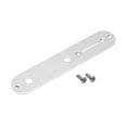 thumbnail image 4 of FashionCha Guitar Control Plate Electric Guitar Iron Switch Pickup Plate Instrument Hardware Lightweight Design Replacement With Screws Easy Install Suitable for DIY Upgrades Musician silver, 4 of 8