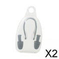 thumbnail image 1 of Paquete de 2-6 tapones para los oídos para natación y tapones para la nariz con clip para los oídos y juego de pinzas para la nariz nadador de buceo 2 piezas, 1 of 8
