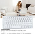 thumbnail image 4 of Keyboard Bilingual Super Slim Cordless Keyboard Comfortable for PC Laptop Tablet User Friendly Ergonomic Design Silver, 4 of 7