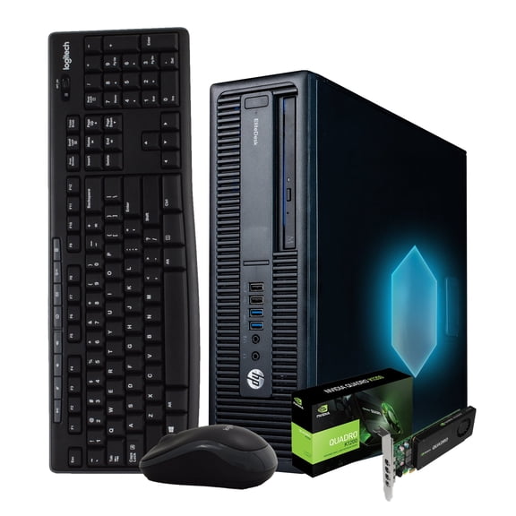 Restored HP Workstation Computer Desktop PC For Editing and Design Intel Core i5 6th Gen, NVIDIA Quadro K1200 4GB, 1TB SSD + 2TB HDD Additional Storage, 32GB DDR4 RAM, WIFI, Windows 10 (Refurbished)