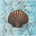 thumbnail image 2 of Fisk, Arnie 20x20 Gold Ornate Wood Framed with Double Matting Museum Art Print Titled - Scallop Fossil, 2 of 4