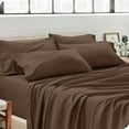 thumbnail image 3 of Bare Home Pillowcase Set - Premium 1800 Collection - Double Brushed - Ultra Soft - Standard Size, Cocoa, 4 Count, 3 of 8