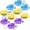 Fish-10p Colorful, variant on Humidifier Cleaning Fish for Humidifiers & Fish Tanks, 6 Pack Humidifier Cleaner, Purifies Water, Prevents Hard Water Build Up, Reduces Scale