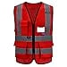 thumbnail image 2 of A-SAFETY Red High Visibility Vest, 2 of 4