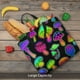 thumbnail image 5 of Fotbe Bright Mushrooms Bolsa Tote con Estampado para Mujer, Bolsos con Cremallera, Bolsa de Hombro Casual de Gran Capacidad con Bolsillos Internos, 5 of 7