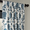 thumbnail image 4 of Duchess Blue Printed Cotton Twill Curtain (1 Panel), Duchess Blue, 50W X 120L, 4 of 6