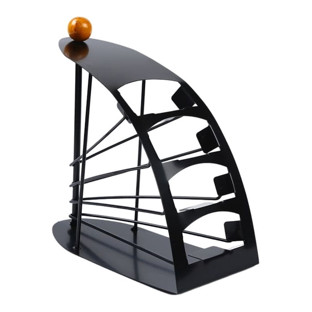 Seitruly Soporte de control remoto Hierro 4 Lattices Hogar Sala de estar Dormitorio Controlador de aire acondicionado Caja de soporte de Controles remotos S
