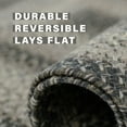 thumbnail image 4 of Homespice Flint Hill Gray Rectangular Braided Rugs 27x45 Small bathroom rug for a Rustic Charm, 4 of 8