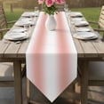 thumbnail image 5 of Pink White Ombre Table Runner 60 Inches Long Gradient Color Table Runners for Dining Room Tabletop Dresser Scarf Home Party Banquet Wedding Holiday Decoration, 5 of 9