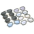 thumbnail image 2 of Men's Sunglasses Square Metal Frame UV400 Protection Fashion Sun Glasses for Men Non-Polarized PC Lens 99 Percent, 2 of 2