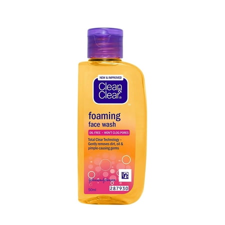 Clean & Clear Facial Wash, 50ml, Oil Free Face Wash