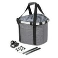 thumbnail image 1 of Cesta para bicicleta Colamx de tela Oxford portátil gris para compras senderismo Camping, 1 of 8