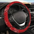 thumbnail image 5 of Xecao A Web With A Spider 1 patten Stretch Elastic Steering Wheel Cover, fits all vehicles, 15-inch diameter, 5 of 6