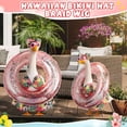 thumbnail image 6 of Summer Porch Goose Outfits Hawaiian Bikini Costume Fits Statue Tropical Swimwear Set Includes Sunglasses Hat,porch goose, 6 of 6