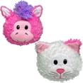 thumbnail image 4 of FlipaZoo Magic Tails Pink Unicorn to White Cat - 2-In-1 Animal Plush w/ Bonus 3" Baby Org, Stores Items Inside, Flips To Reveal 2nd Character, Kids, 4 of 6