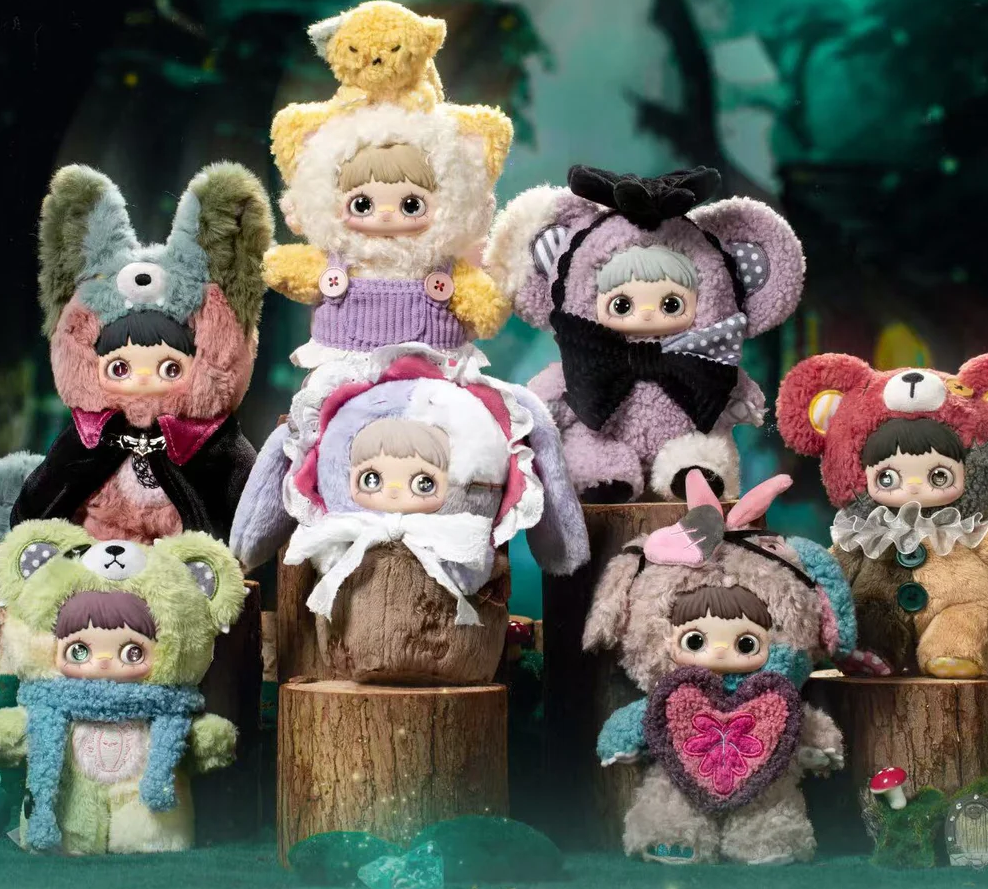 MayMei Twins' Secret Realm Series Plush Blind Box, Stuffed Maymei