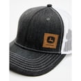 thumbnail image 2 of John Deere Men's Charcoal Corner Patch Ball Cap - J11A-02WS-JDR-8Y2 One Size, 2 of 3