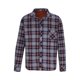 thumbnail image 5 of Blusa y camisa de manga larga con cuello vuelto para hombre, blusa informal a cuadros con botones y bolsillos, blusa de poliéster para hombre, 5 of 6