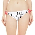 thumbnail image 3 of Effete Feline Claw Marks Scratch Loop Tie Side Bikini Bottom (AOP), 3 of 4