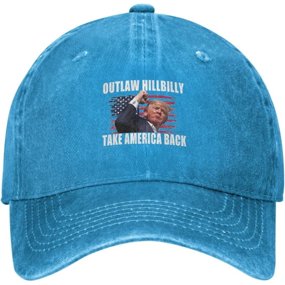 Outlaw Hillbilly 2024 Take America Back Baseball Caps for Men 90s Vintage Baseball Hats