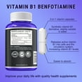thumbnail image 6 of Ultra-bioavailable Benfotiamine 600mg Fat & Water Soluble Vitamin B1 120 Capsules, 6 of 6