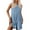 Light Blue, variant on Htigea Clearance Women Jumsuits Casual Loose Jumpsuit Solid Color Overalls Jumpsuits Wide Pocket Leg Pants Clearance Sale Light Blue,M
