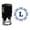 Blue, variant on Printtoo Octagon Celtic Swirl Frame L Alphabet Monogram Initial Self Inking Rubber Stamp R-40 Office Stationary-Black