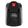 thumbnail image 1 of Adapter Converter BOSB18C Use Compatible Bosch 18V Li-Ion Battery BAT618 black, 1 of 5