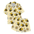 thumbnail image 1 of Ensemble de Pyjama Imitation Soie Imprimé pour Filles, 1 of 4