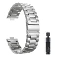 thumbnail image 1 of Correa Para Huawei Watch Fit 3 y 4, Acero Inoxidable, Eslabones + Mica, 1 of 5