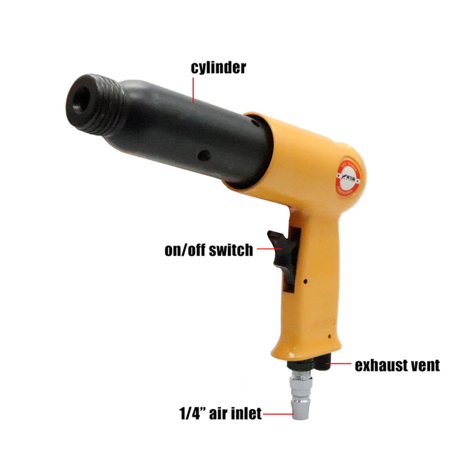 Pneumatic Air Needle Scalers Rust Removal Gun 190Y Air Hammer Small Rust Remover Tools ,Power Hammer Drills