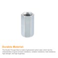 thumbnail image 4 of Unique Bargains M12x19x30mm Coupling Nuts, Galvanized Carbon Steel Hex Threaded Rod Coupler, (New) 5 Count, 4 of 4