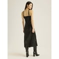 thumbnail image 2 of Scoop Women’s & Women's Plus Bias Cut Satin Slip Dress, Sizes XS-3X, 2 of 4