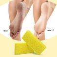 thumbnail image 3 of Salvmary Yellow Mini Disposable Pumice Pad, Pedicure Tools for Dead Skin Salon Single Use 40 Pcs, 3 of 9